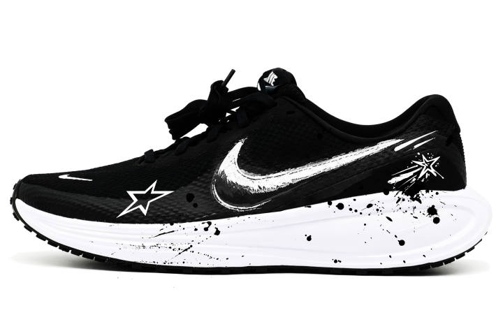 Nike Nike REVOLUTION 8 Running Shoes Unisex Low Top Black/White
