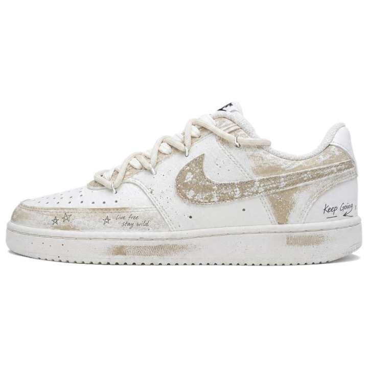 Nike Nike Court Vision 1 Skateboard Shoes Unisex Low Top White