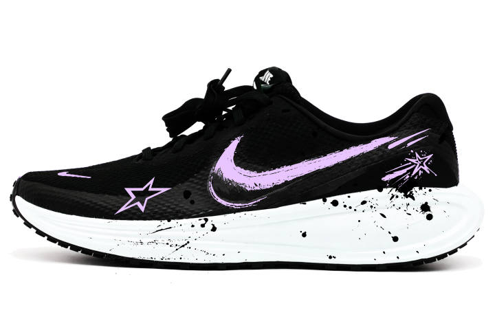 Nike Nike REVOLUTION 8 Running Shoes Unisex Low Top Black/Purple