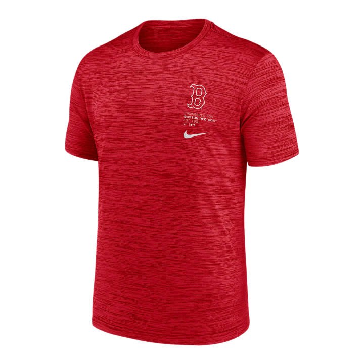 Nike Nike T Shirts Men's Red Crew Neck Moderate Straight Fit