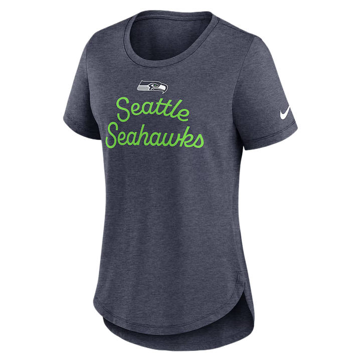 Nike Nike NFL T Shirts Women's Marine Blue Crew Neck Moderate