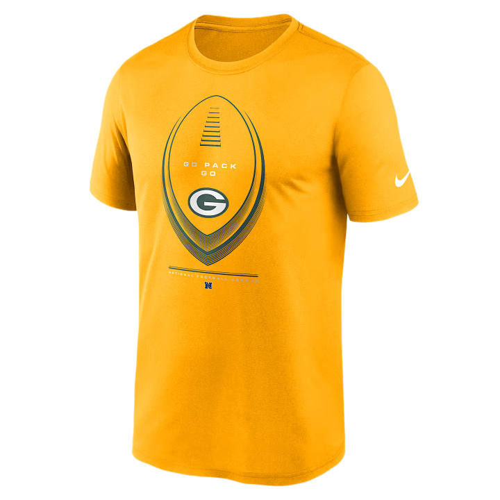 Nike Nike T Shirts Men's Gold Crew Neck Moderate