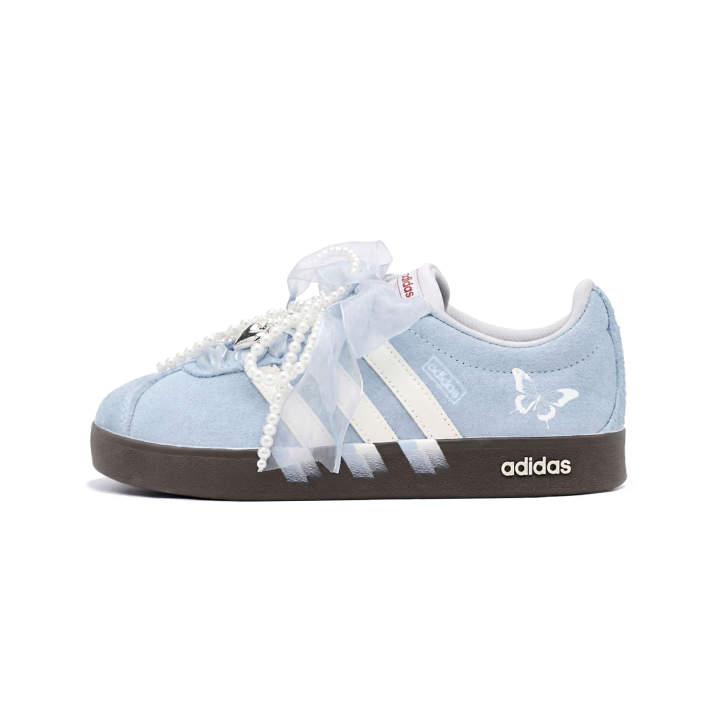 Adidas Adidas VL COURT 2.0 Skateboard Shoes Unisex Low Top White
