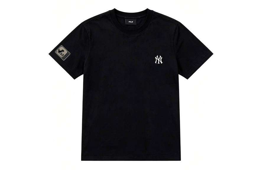 MLB MLB T Shirts Unisex Black Crew Neck Thin