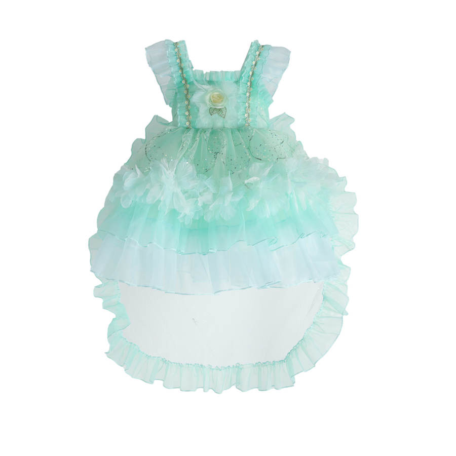 Disney Kids Dresses Square Collar Thin Short Skirt Non Stretch