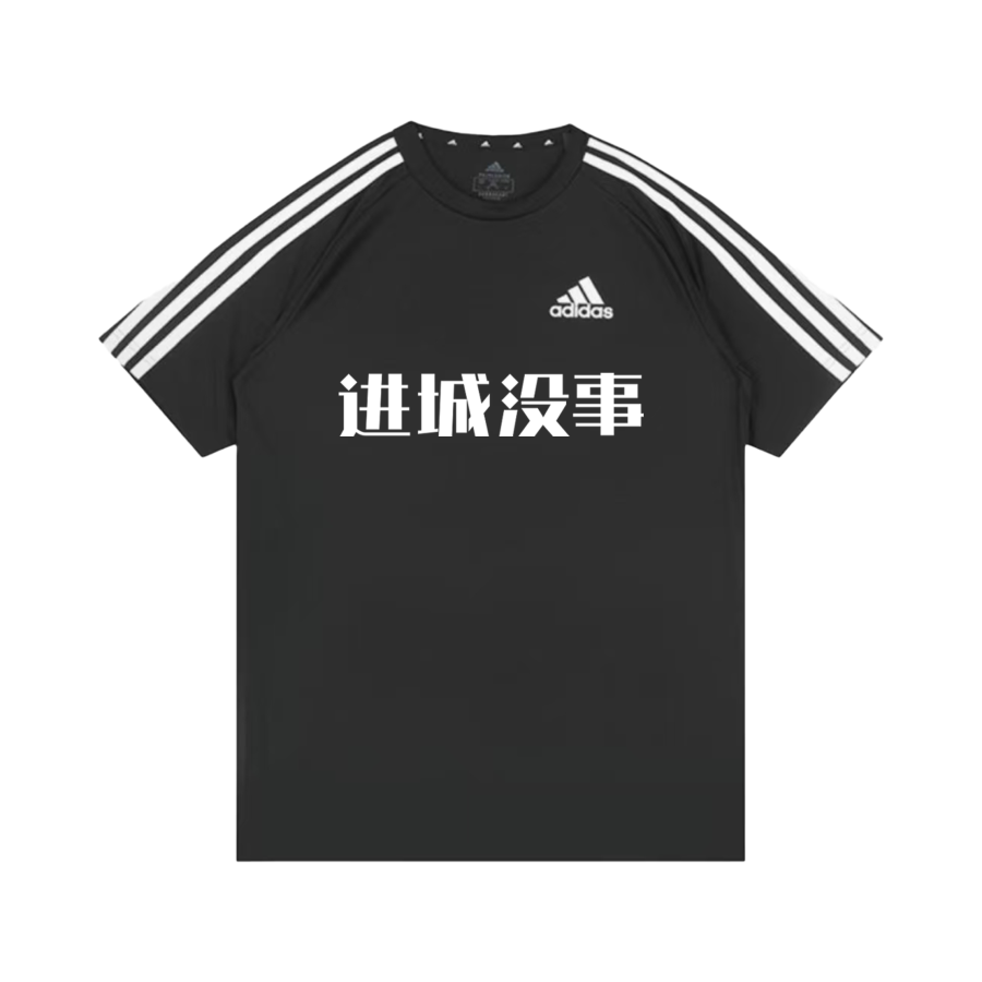 Adidas Adidas Football T Shirts Unisex Black Crew Neck Moderate