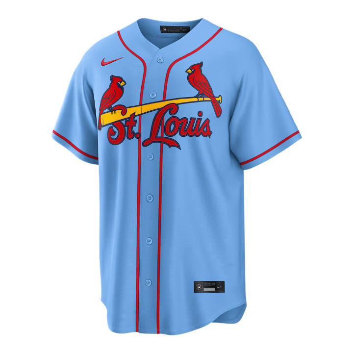 Nike Nike X MLB Sportswear Men's Light Blue V Neck Moderate