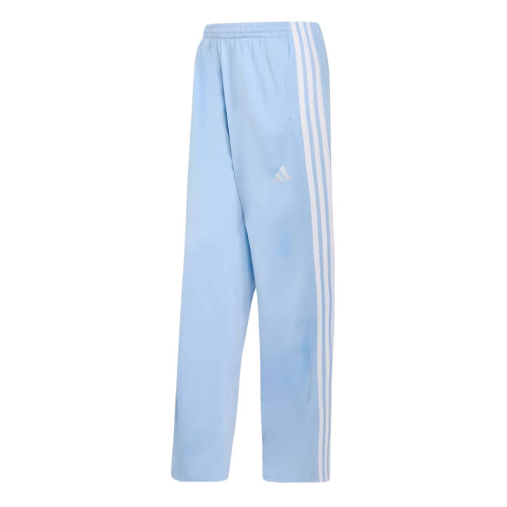 Adidas Adidas Knitted Sweatpants Women's Fluorescent Blue Moderate Wide Leg Pants