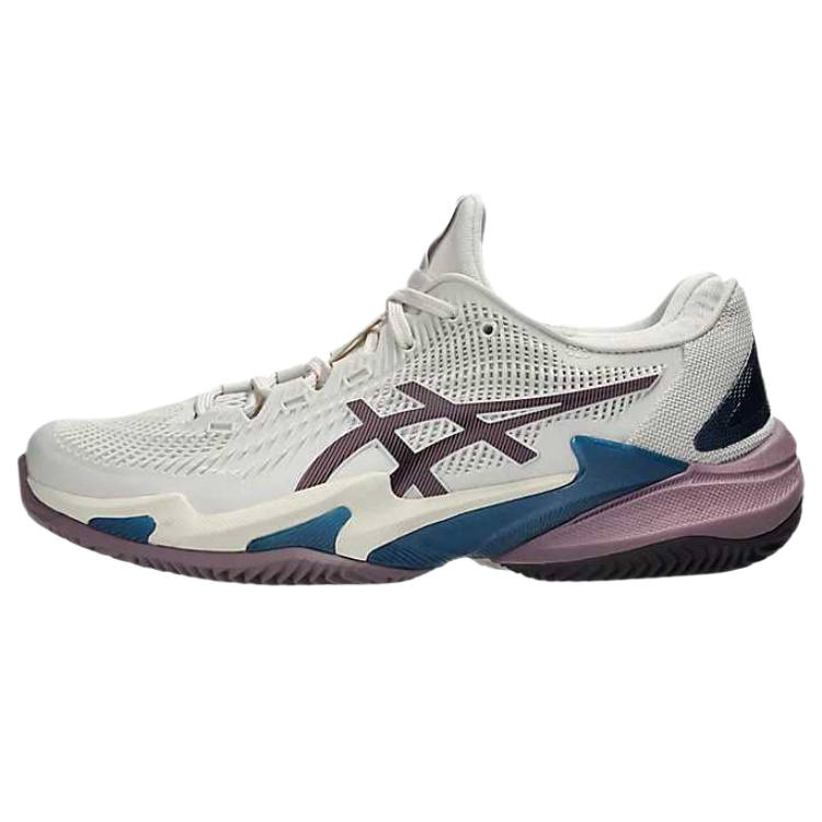 ASICS Court FF 3 Tennis Shoes Women's Low Top Soft Oat/Gray Purple