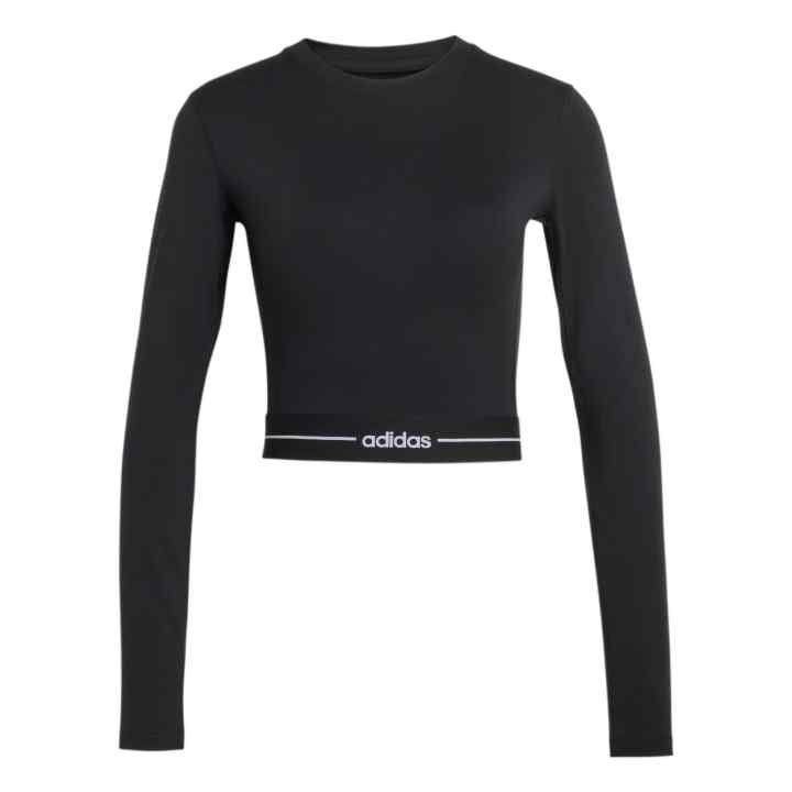 Adidas Adidas T Shirts Women's Black Crew Neck Moderate