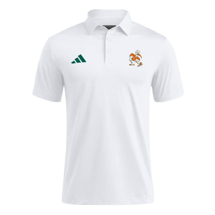 Adidas Adidas Ultimate365 Polo Shirts Men's White/Dark Green Lapel Moderate