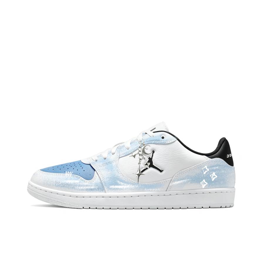 Jordan Jordan COURT CONNECT Skateboard Shoes Unisex Low Top Blue/White