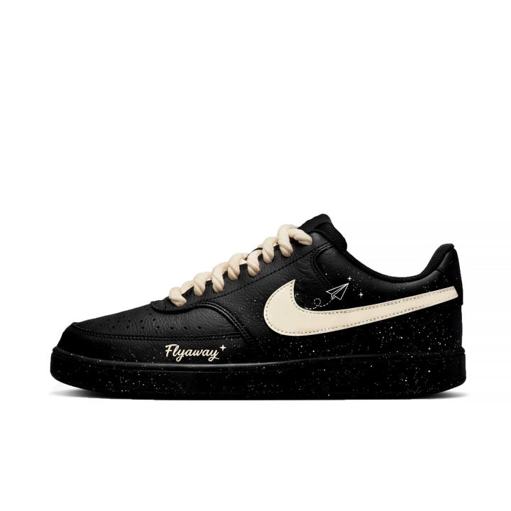 Nike Nike Court Vision Low Skateboard Shoes Unisex Low Top Beige