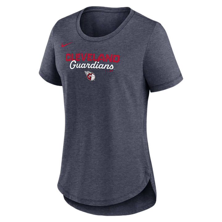 Nike Nike X MLB T Shirts Women's Marine Blue Heather Crew Neck Moderate