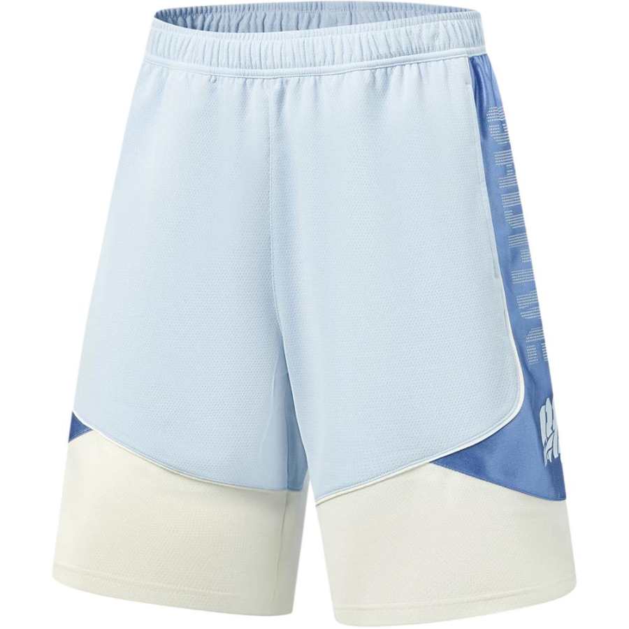 Li-Ning Li Ning BADFIVE Basketball Shorts Men's Clear Sky Blue Moderate Straight Fit Pants