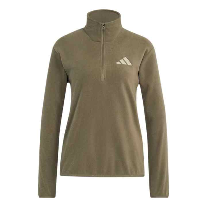 Adidas Adidas Terrex Sweatshirts Women's Olive Strata Stand Collar Moderate