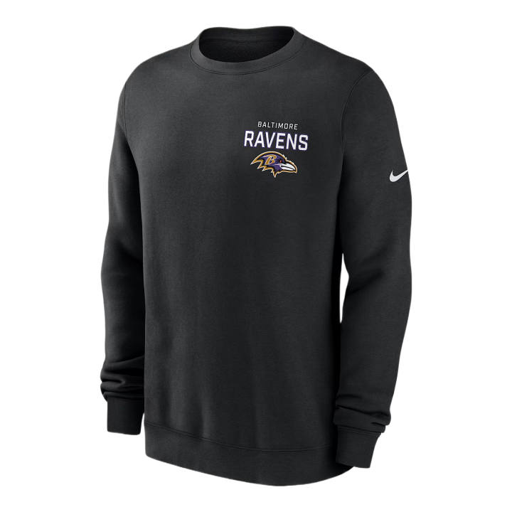 Nike Nike NFL Sweatshirts Men's Black Crew Neck Moderate