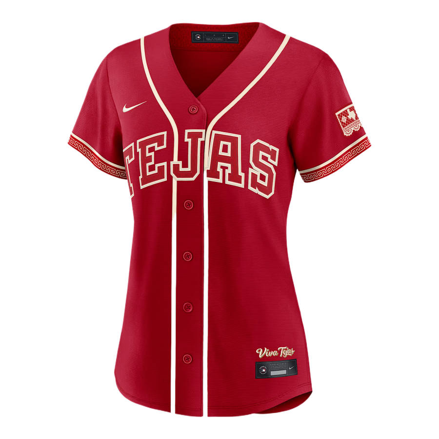 Nike Nike X MLB Sportswear Women's Red V Neck Moderate