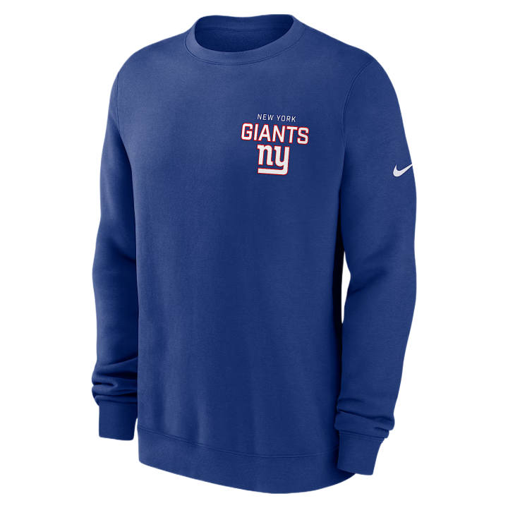 Nike Nike NFL Sweatshirts Men's Sprint Blue Crew Neck Moderate