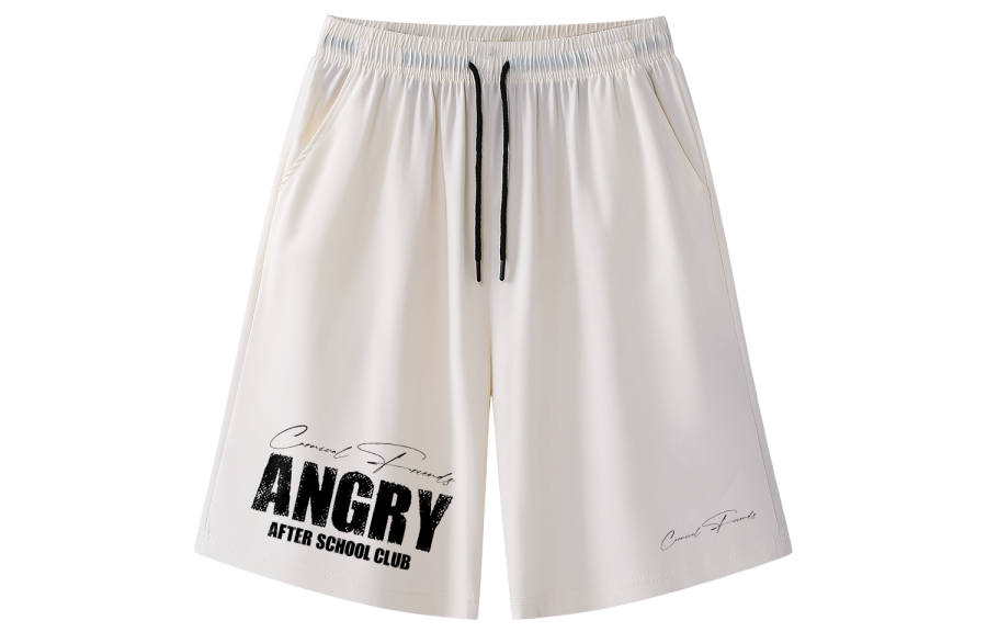 Disney Casual Shorts Unisex Thin Straight Fit Pants