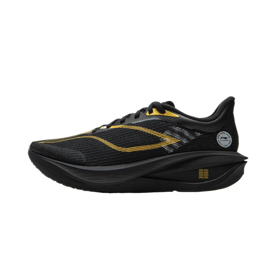 Li-Ning Li Ning Running Shoes Men's Low Top Black/Yellow