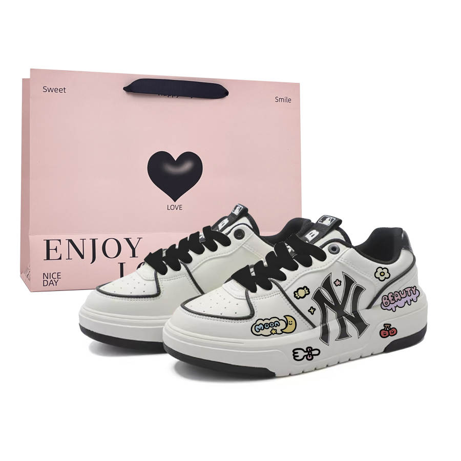 MLB MLB Chunky Liner Skateboard Shoes Unisex Low Top White