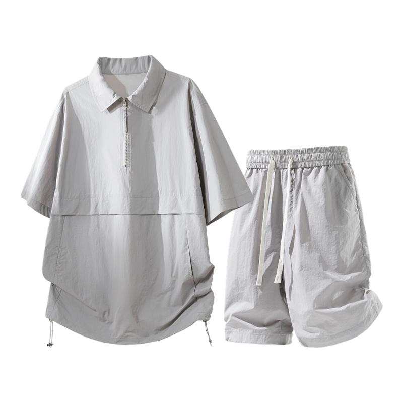 Sugarfunk Sugarfunk Casual Sportswear Unisex Lapel Thin