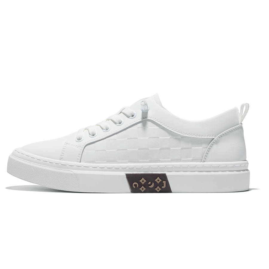 JOSINY Low top Skateboard Shoes Men's White