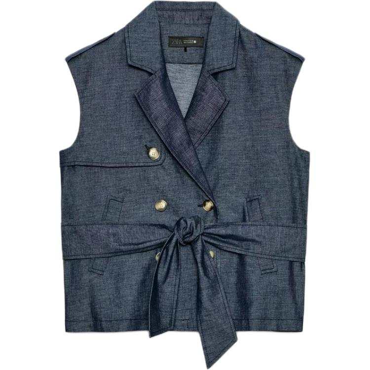 ZARA Tank Tops Women's Indigo Other