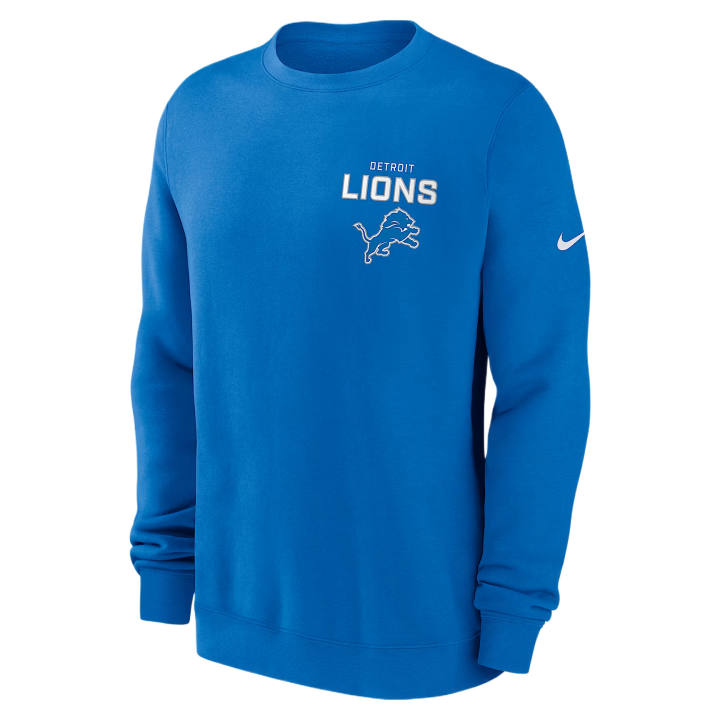 Nike Nike NFL Sweatshirts Men's Blue Crew Neck Moderate
