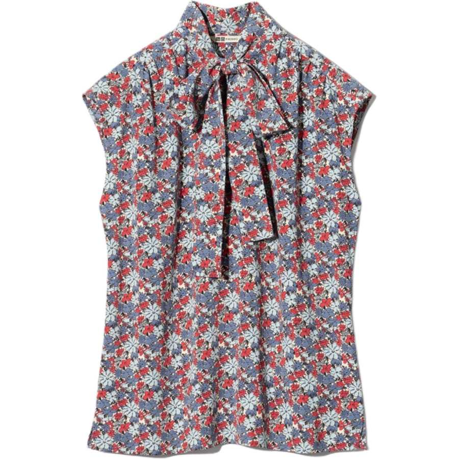 UNIQLO Francesco Risso Shirts Women's Pink/Blue Thin