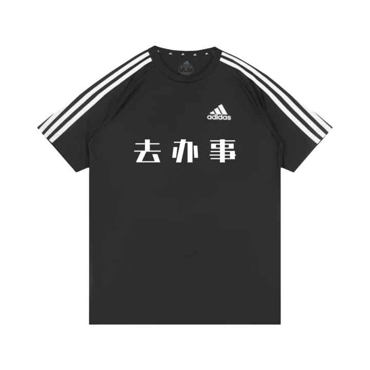 Adidas Adidas Football T Shirts Unisex Black Crew Neck Moderate