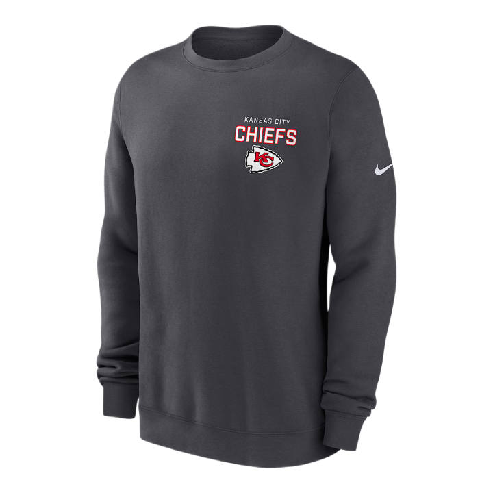 Nike Nike NFL Sweatshirts Men's Anthracite Crew Neck Moderate