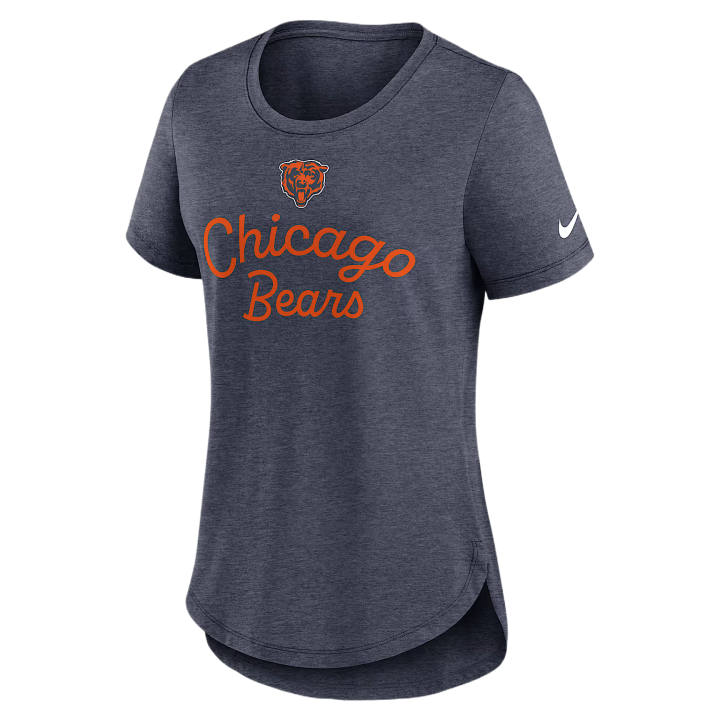 Nike Nike NFL T Shirts Women's Marine Blue Crew Neck Moderate