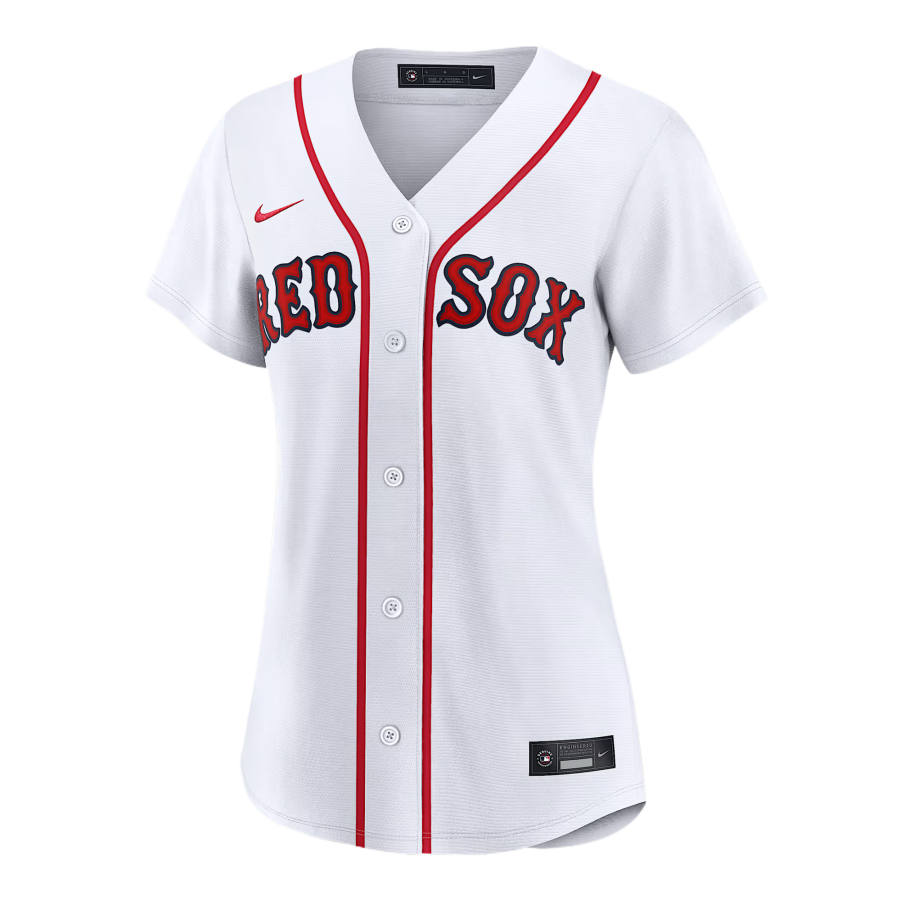 Nike Nike X MLB Sportswear Women's White V Neck Moderate