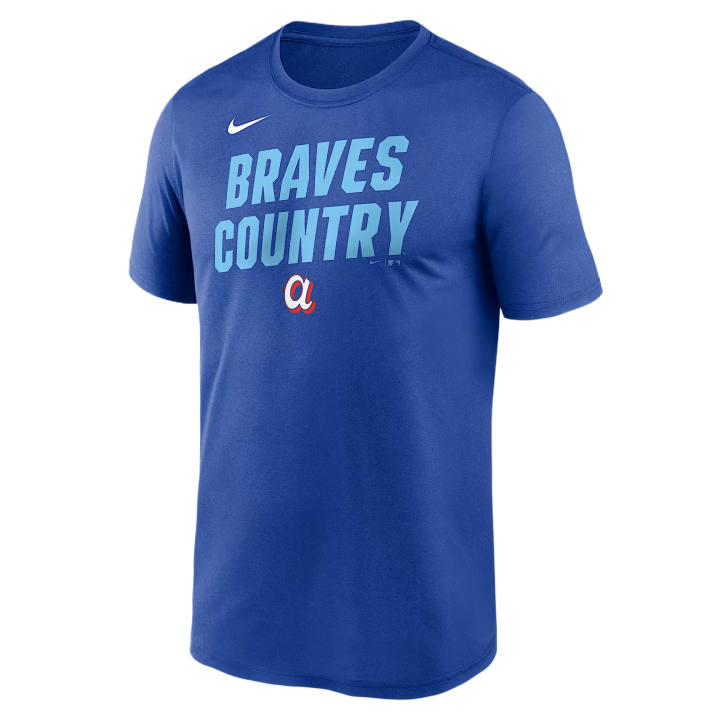 Nike Nike T Shirts Men's Royal Crew Neck Moderate