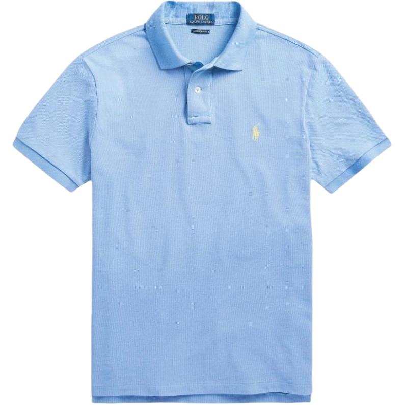 Polo Ralph Lauren Polo Shirts Men's Blue Polo Collar Moderate Straight Fit