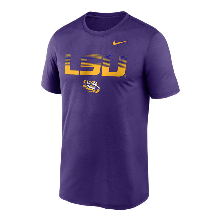 Nike Nike T Shirts Men's Purple Crew Neck Moderate