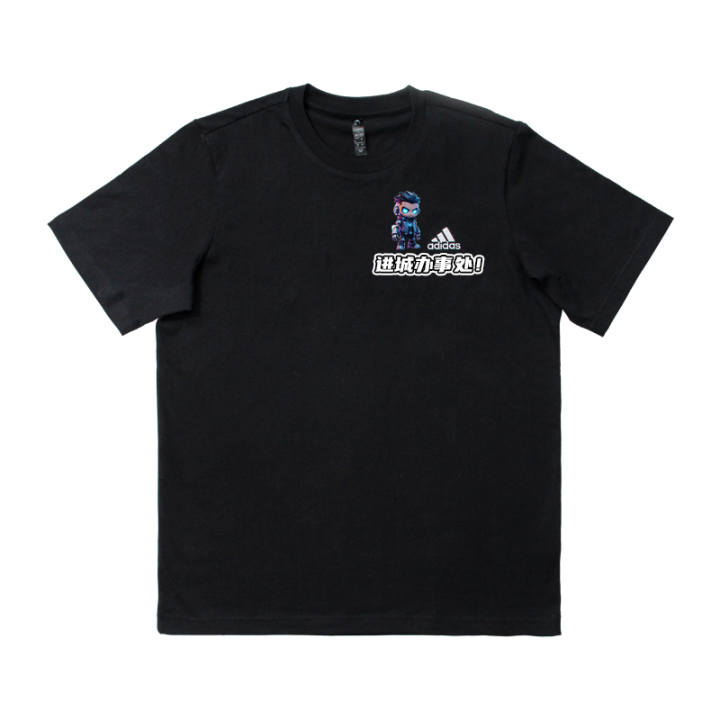 Adidas Adidas MUST HAVES T Shirts Unisex Black Crew Neck Thin