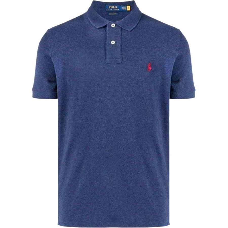 Polo Ralph Lauren SS23 Polo Shirt Custom Slim Fit Men's Marine Blue