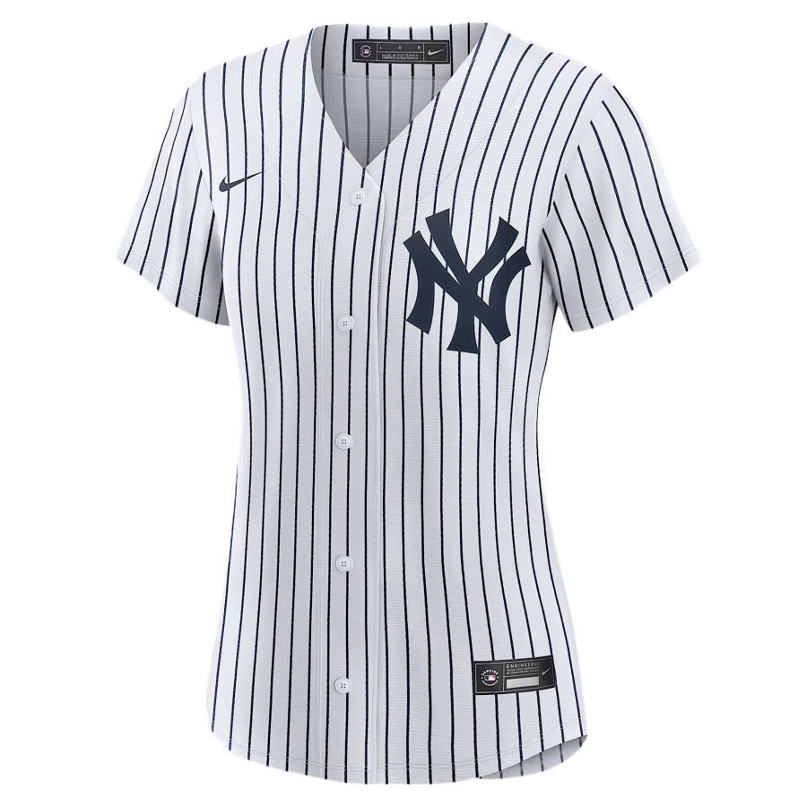 Nike Nike New York Yankees Sportswear Women's White V Neck Moderate