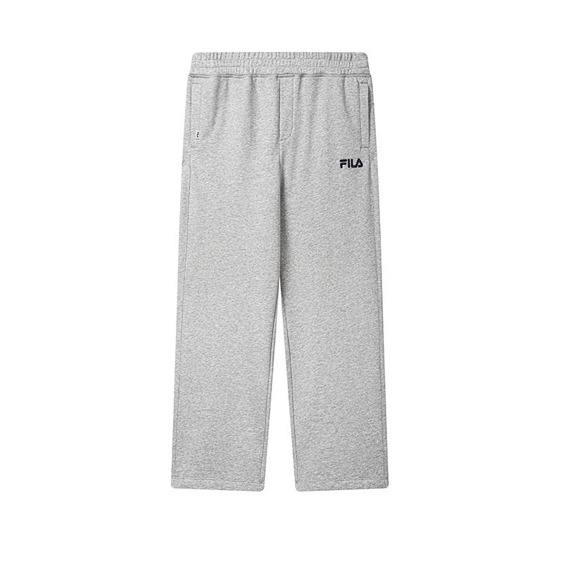 FILA Casual Pants Men's Soft Heather Gray Moderate Straight Fit Pants