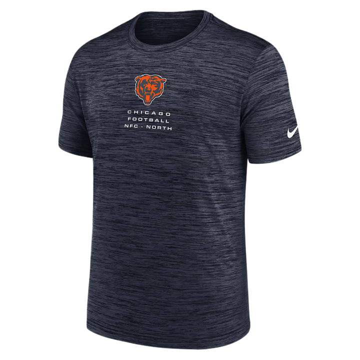 Nike Nike Dri Fit T Shirts Men's Marine Blue Crew Neck Moderate