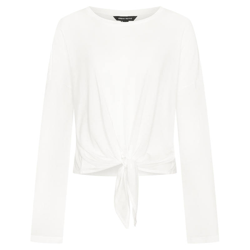 URBAN REVIVO Drop Shoulder Sleeve T Shirt Women's