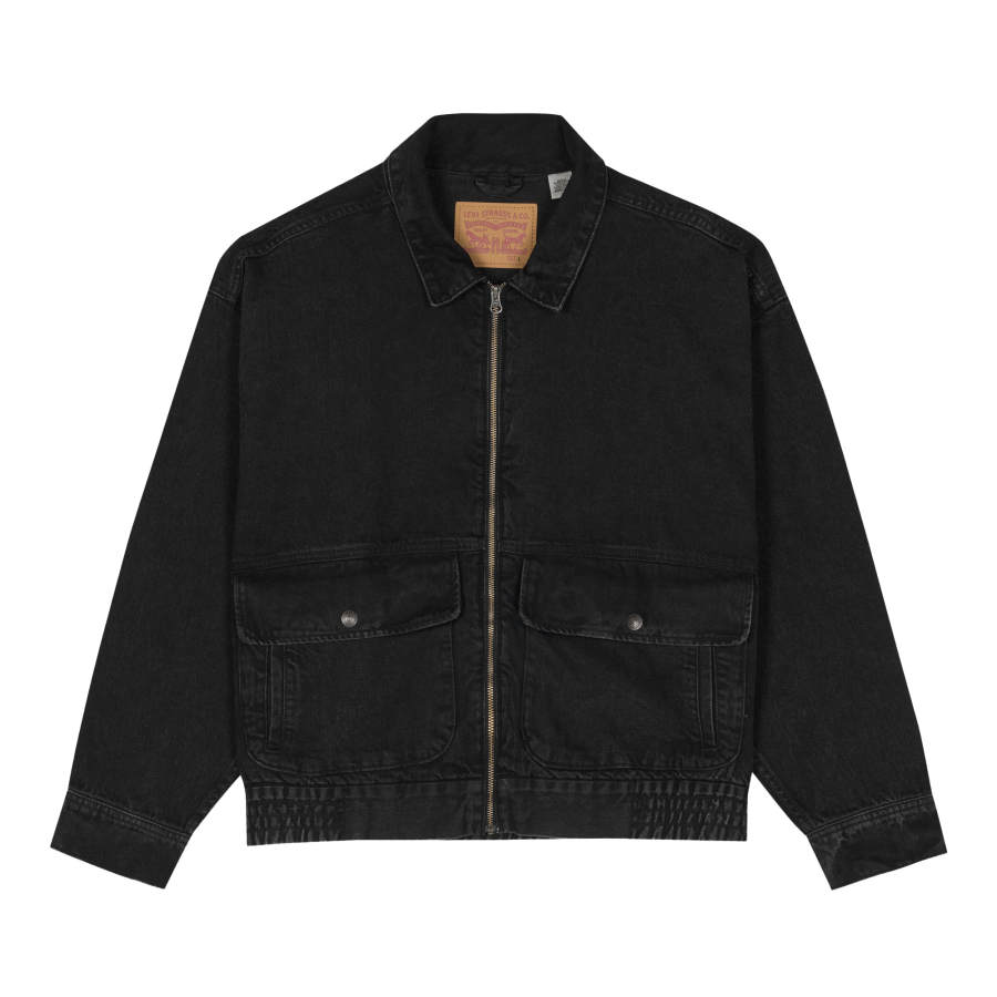 Levis Levis Denim Jackets Unisex Black Lapel Moderate Straight Fit