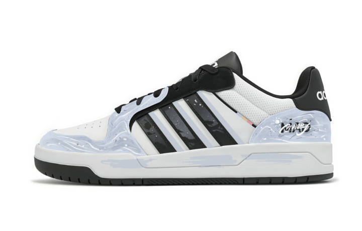Adidas Adidas ENTRAP Skateboard Shoes Unisex Low Top White/Blue