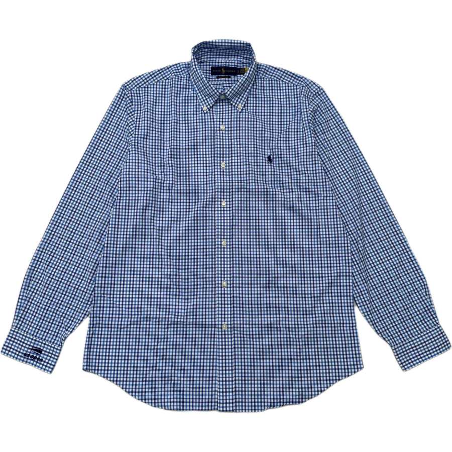 Polo Ralph Lauren Shirts Men's Blue Lapel Moderate Straight Fit