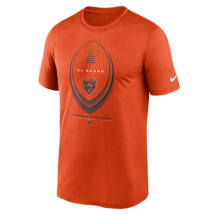 Nike Nike T Shirts Men's Orange Crew Neck Moderate