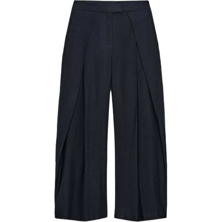 ZARA ZW Casual Pants Women's Sea Blue Moderate Wide Leg Pants