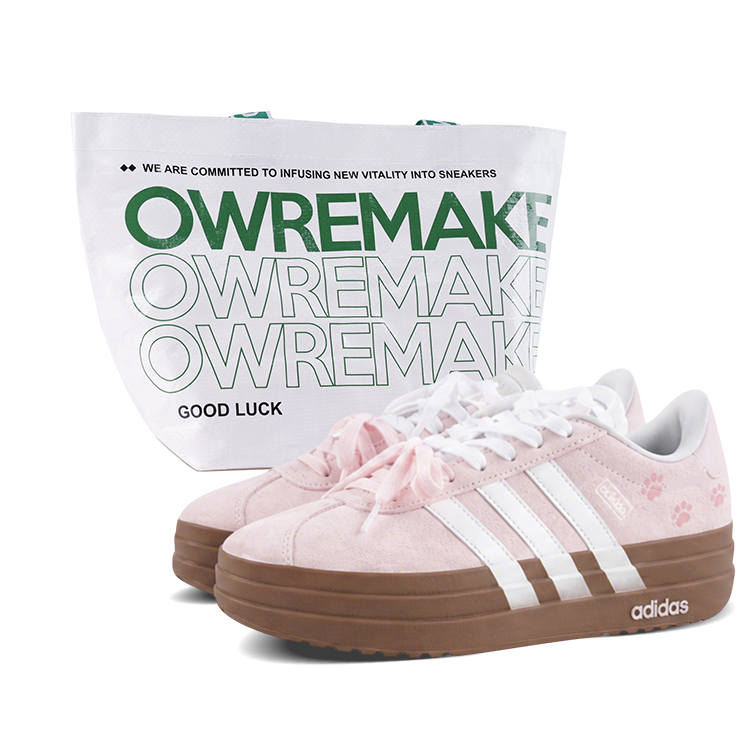 Adidas Adidas VL Court Bold German Army Trainers Women's Low Top Pink/White